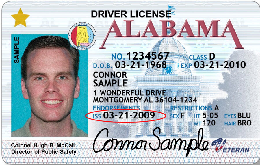 Alabama Driver’s License Issue Date