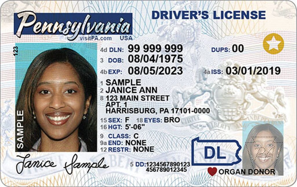 Pennsylvania Driver's License
