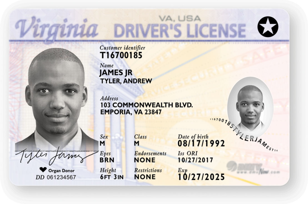 Virginia Driver's License