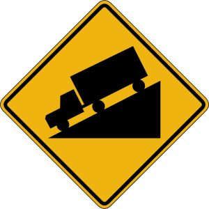 California DMV road sign — question 34