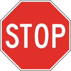 California DMV road sign — question 24