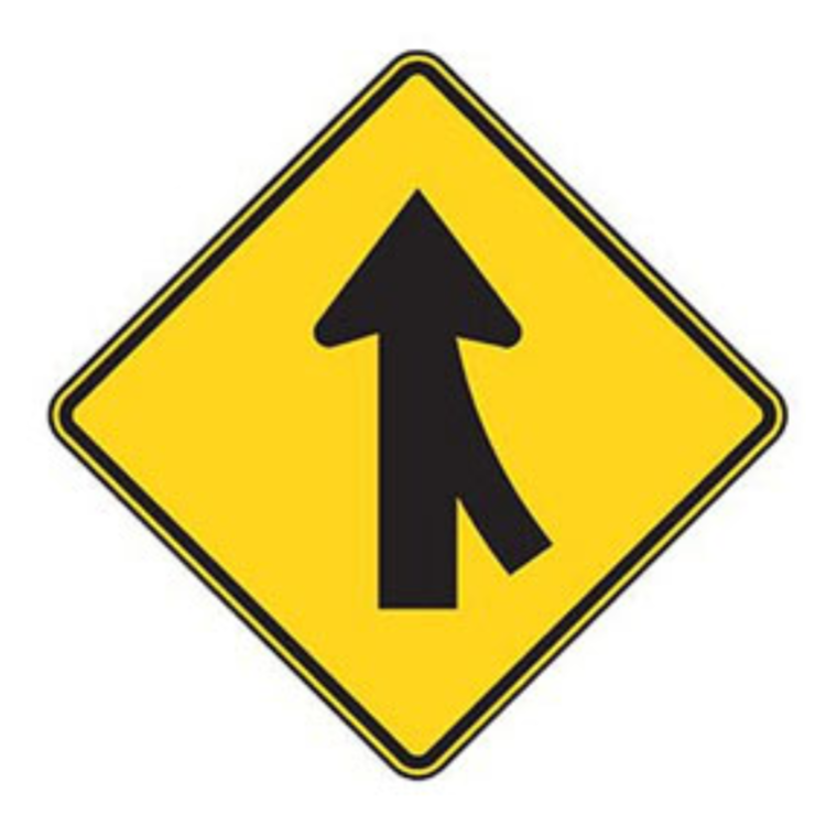 California DMV road sign — question 18